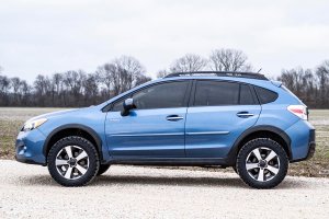 Subaru Crosstrek Suspension Lift Kit - Front + Rear - Rough Country - 2 Inch - Black - '16-'17